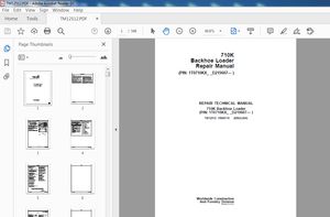 John Deere 710K Backhoe Loader Repair Manual PDF DOWNLOAD