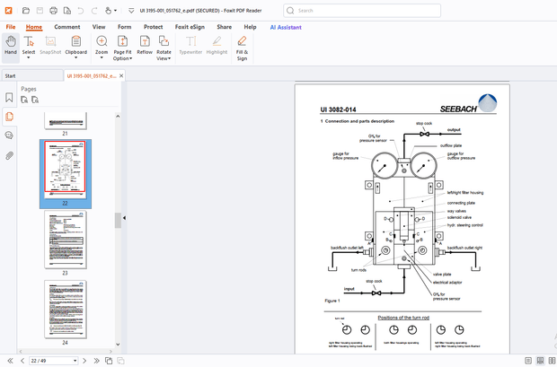 SEEBACH 3195-001 SERVICE DOCUMENTS High Pressure Filter Station Operation Manual - PDF DOWNLOAD