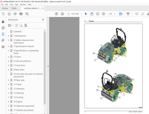 Ammann ARX 36-2 ARX 40-2 ARX 45-2 Tandem Roller Workshop Manual - PDF