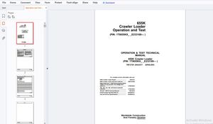 John Deere 655K Crawler Loader Operator&#x27;s Manual OMT327049 - PDF DOWNLOAD