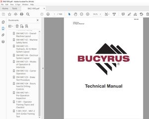CAT Bucyrus Reedrill MK7-2 Drilling Equipment 2-Boom Drill Jumbo Operator Manual SN MK7-2-006 PDF 
