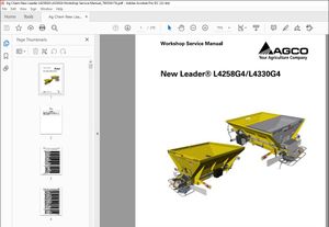Ag Chem New Leader L4258G4 L4330G4 Workshop Service Manual_79035617A – PDF DOWNLOAD