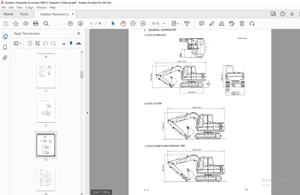 Kobelco K903 II Hydraulic Excavator Operator’s Manual – PDF DOWNLOAD
