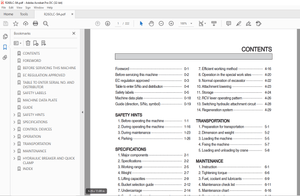 Hyundai R260LC-9A Crawler Excavator Operator’s Manual 2023 PDF