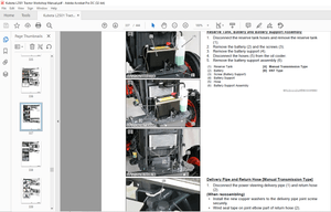 Kubota Garden Tractor L2501 Workshop Manual – PDF DOWNLOAD