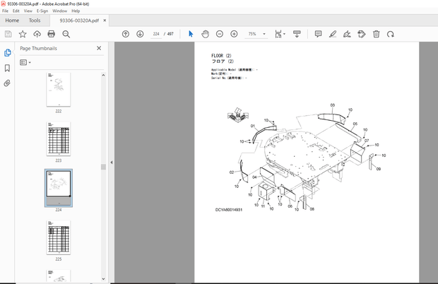 KCM 60Z7 Wheel Loader DEUTZ TCD3.6L4 Engine Parts Manual - PDF DOWNLOAD