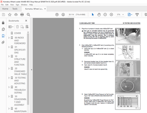 Komatsu WA480-8E0 Wheel Loader Shop Manual SEN06754-03 – PDF DOWNLOAD