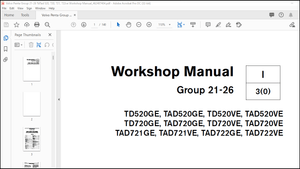 Volvo Penta Group 21-26 TdTad 520, 720, 721, 722ve Workshop Manual_462487404 – PDF DOWNLOAD
