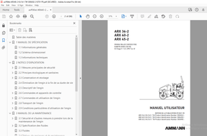 AMMANN ARX 36-2 ARX 40-2 ARX 45-2 MANUEL UTILISATEUR - PDF DOWNLOAD