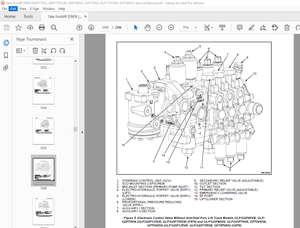 Yale Forklift (D909) GDP (170VX, 175VX36,190VX, 170VX, 175VX36, 190VX) Service Manual PDF