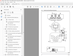 Ammann ARS 110 Single Drum Roller Operating Manual 2383020 - PDF