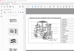 UTILEV 1.5 bis 3. 5 Tonnen und einem Gegengewichtsstapler BEDIENUNGSANLEITUNG PDF