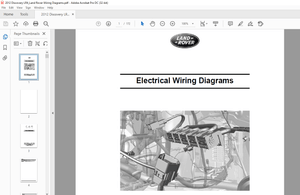 2011 Land Rover L319 DISCOVERY 4 – LR4 (LHD) Electrical Wiring Diagrams Manual – PDF DOWNLOAD