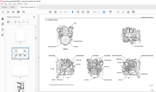 Sakai Roller SV412 Vibrating Roller Shop Manual  –  PDF DOWNLOAD