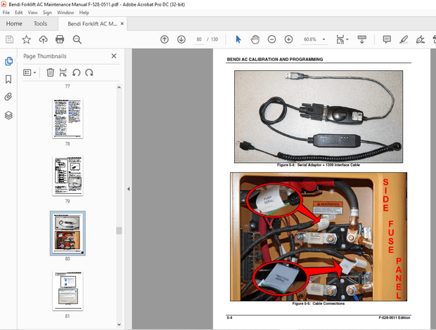 Bendi Landoll Forklift AC Series Maintenance Manual F-528-0511 – PDF DOWNLOAD