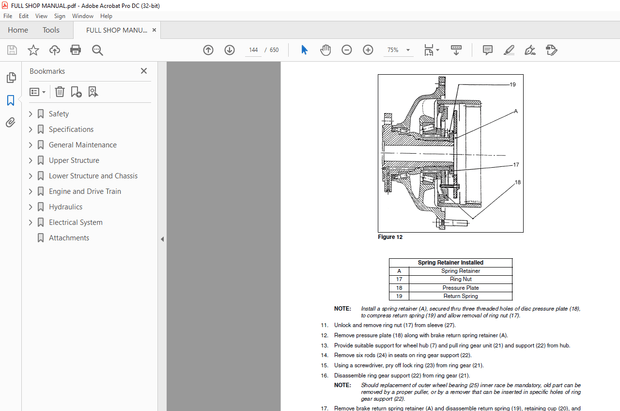 Daewoo Doosan Mega 300-V Shop Manual 023-00041AE - PDF DOWNLOAD