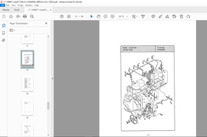 Kawasaki Engine CUMMINS 6STA5.9 For 70ZII Parts Manual - PDF DOWNLOAD
