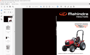 Mahindra Tractor max 26XLT SHUTTLE max 26XLT HST Operator’s Manual – PDF DOWNLOAD