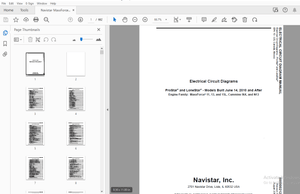 Navistar MaxxForce 11, 13, &amp; 15L, Cummins ISX, &amp; N13 ProStar &amp; LoneStar Electrical Circuit Diagrams 