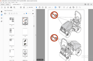 AMMANN ARX 23-2 ARX 26-2 TANDEMOVÝ VÁLEC NÁVOD K OBSLUZE - PDF
