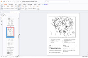 Fiatallis 545 545H 545-B 605-B 645 645-B 745 745H 745-B 745H-B 745-C Wheel Loader Service Manual PDF