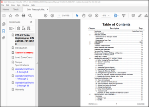 Gehl CT7-23 Turbo Telescopic Handler Operator’s Manual 913292 – PDF DOWNLOAD