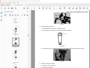 Yale Forklift A810 (GPGLP030BF) D5 Engine Service Manual – PDF DOWNLOAD