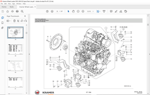 KRAMER Wheel loader 5055 5055L Spare Parts List Manual SN349030001 – PDF DOWNLOAD