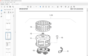 STILL STED Forklift EGV 14 EGV 16 Walkle-high lift truck Spare Parts List Manual – PDF DOWNLOAD