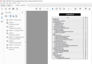 Maeda CRAWLER CRANE CC985S-1 OPERATION MANUAL 51172 and up – PDF DOWNLOAD