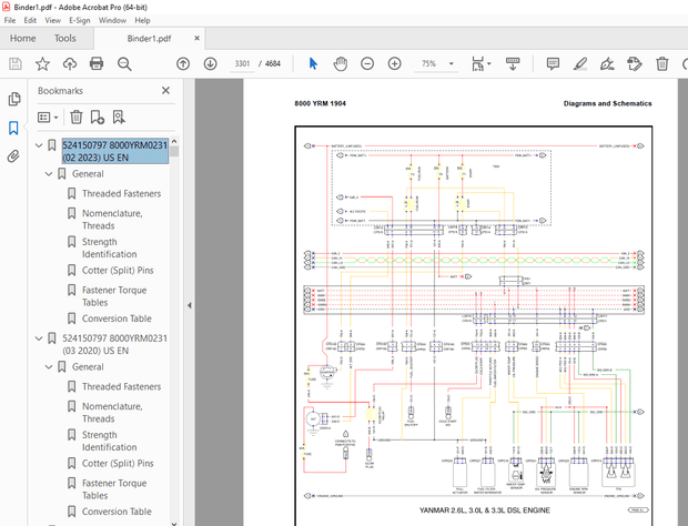Yale Forklift C909 (GDPGLP170VX, GDPGLP175VX36, GDPGLP190VX) Service Manual PDF