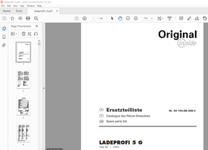 Pottinger Tractor Ladewagen LADEPROFI 5 G Spare parts list Manual – PDF DOWNLOAD