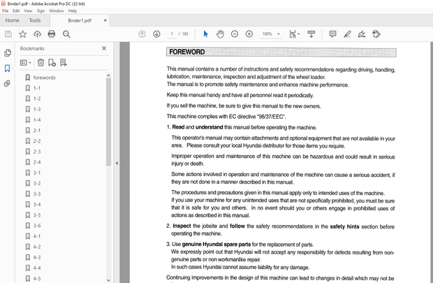 Hyundai HL740TM-7 Wheel Loader Operator’s Manual – PDF DOWNLOAD