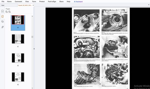 Suzuki GS 400 GS 400E GS 400 En Black Suzi GS 425 Reparaturanleitung – PDF DOWNLOAD