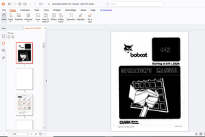 Bobcat 642 Operators Manual - PDF DOWNLOAD