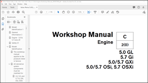 Volvo Penta 5.0GL, 5.7Gi, 5.05.7 GXi, 5.05.7 OSi, 5.7 OSXi Engine Workshop Manual_269597098 PDF