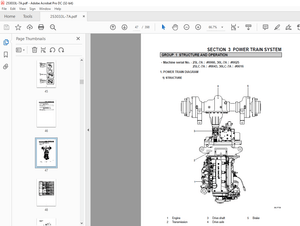 Hyundai Forklift 25/30/33L-7A Service Manual 2023 PDF