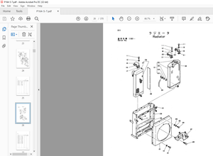 Hitachi Hydraulic Excavator UH07-5 UH07LC-5 Parts List Manual(P164-5-7) – PDF FDOWNLOAD