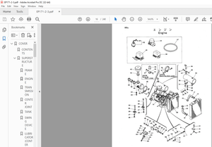 Hitachi Hydraulic Excavator UH122 Parts List Manual(EP171-2-3) – PDF DOWNLOAD