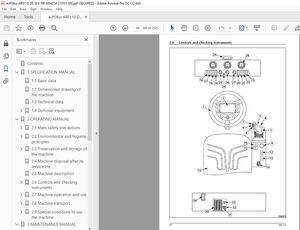 Ammann ARS 110 Single Drum Roller Operating Manual 3004254 - PDF