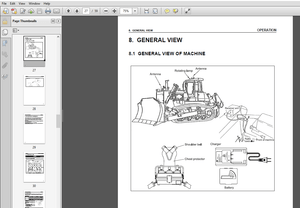 Komatsu D375A-5 RADIO CONTROL SPECIAL SMALL ELECTRIC POWER Operation &amp; Maintenance Manual PDF
