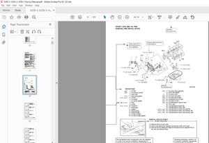 Daewoo Doosan Forklift D15S-2 to G20SC-2 Service Manual SB4048E00 - PDF DOWNLOAD