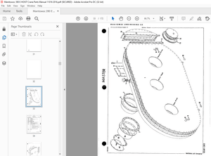 Manitowoc Crane 390 E Hoist Parts Manual SN 11016 PDF