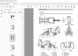 Hyundai H930ST/H940ST Backhoe Loader Operator’s Manual – PDF DOWNLOAD