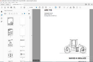 AMMANN ARX 110 TANDEMOVÝ VÁLEC NÁVOD K OBSLUZE 3008839 - PDF