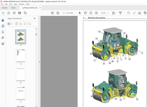 Ammann ARX 90 Tandem Roller Workshop Manual 3027368 PDF