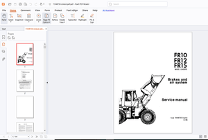 Fiatallis FR10 FR12 Transmission Loader Service Manual - PDF DOWNLOAD