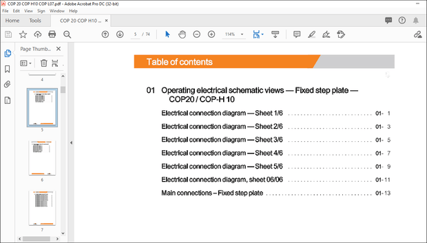 STILL STED Forklift COP-L07 COP-H10 COP20 Electrical and hydraulic schematic Manual – PDF DOWNLOAD