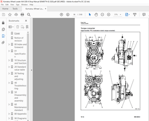 Komatsu WA1200-6 Wheel Loader Shop Manual SEN06774-02 – PDF DOWNLOAD