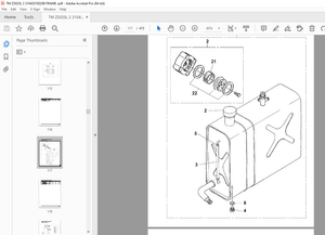 Tadano Crane TM-Z500 31042010020B FRAME/SL ,Parts Manual -  PDF DOWNLOAD